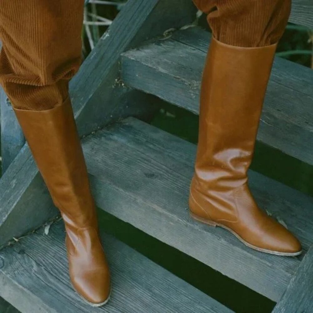 Dôen Illaria Boots in Whiskey Polished Calf